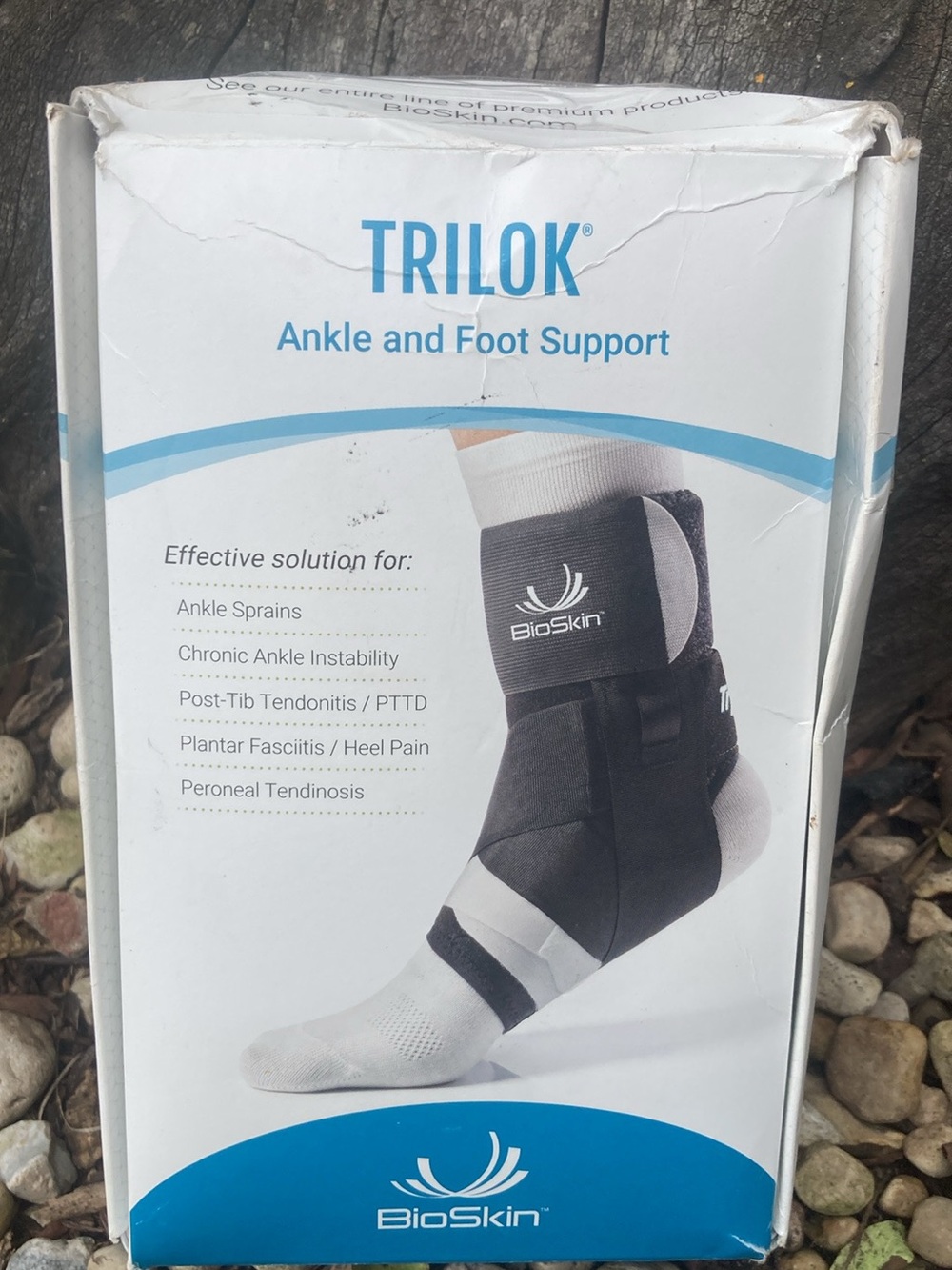 BioSkin TriLok Foot & Ankle Support – Size Large